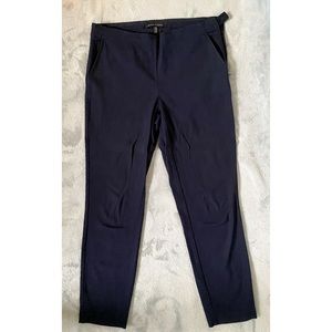 Navy Pinstripe Cropped Pants - Jasmine & Juliana - Size 8